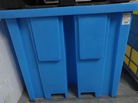 Lekbak voor 1 ibc container romold