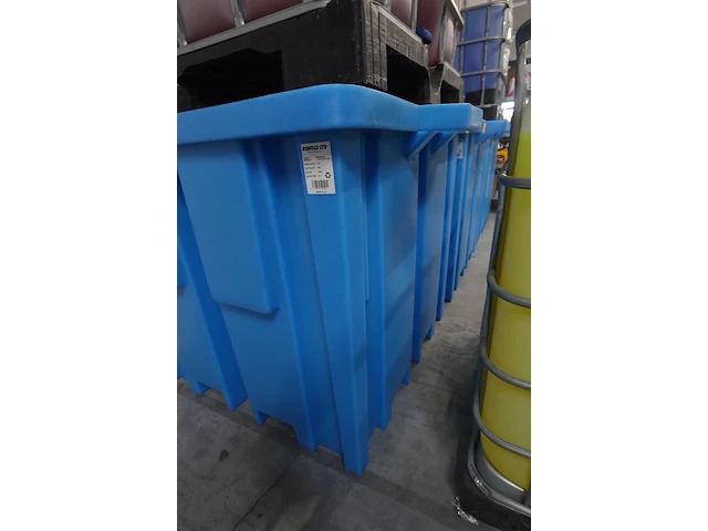 Lekbak voor 1 ibc container romold - afbeelding 2 van  4