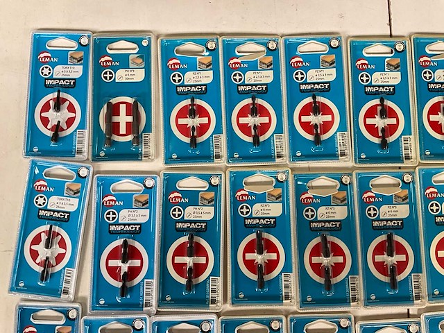 Leman diverse bits in blister verpakking (45x) - afbeelding 1 van  1