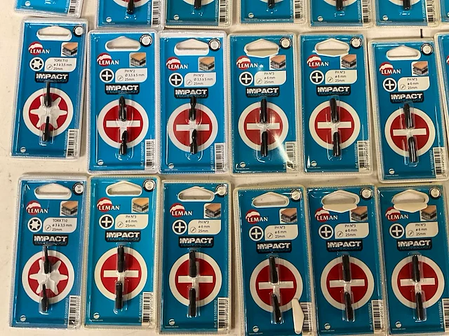 Leman diverse bits in blister verpakking (45x) - afbeelding 4 van  10
