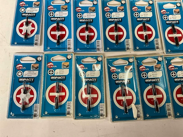 Leman diverse bits in blister verpakking (45x) - afbeelding 5 van  10