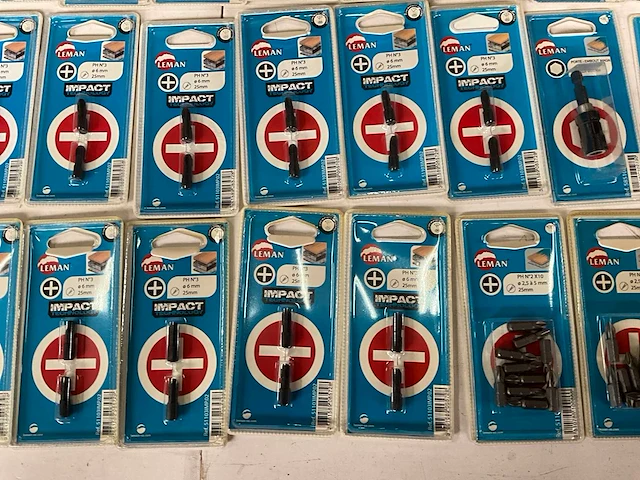 Leman diverse bits in blister verpakking (45x) - afbeelding 6 van  10