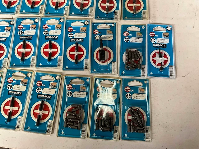 Leman diverse bits in blister verpakking (45x) - afbeelding 10 van  10
