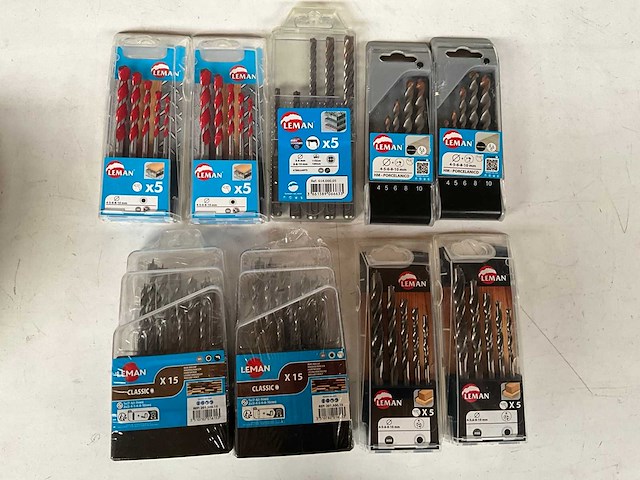 Leman diverse borensets (9x) - afbeelding 1 van  7