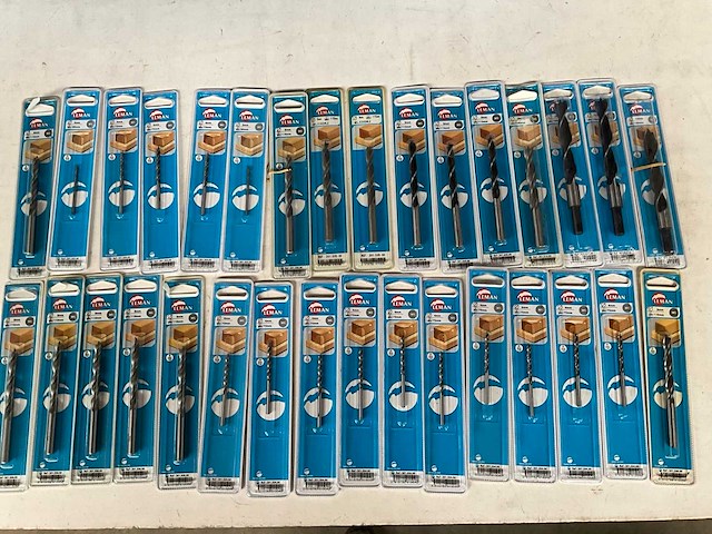 Leman diverse maten hout boren in blister verpakking (32x) - afbeelding 1 van  7