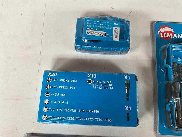 Leman mix kavel bits/boren sets - afbeelding 4 van  5
