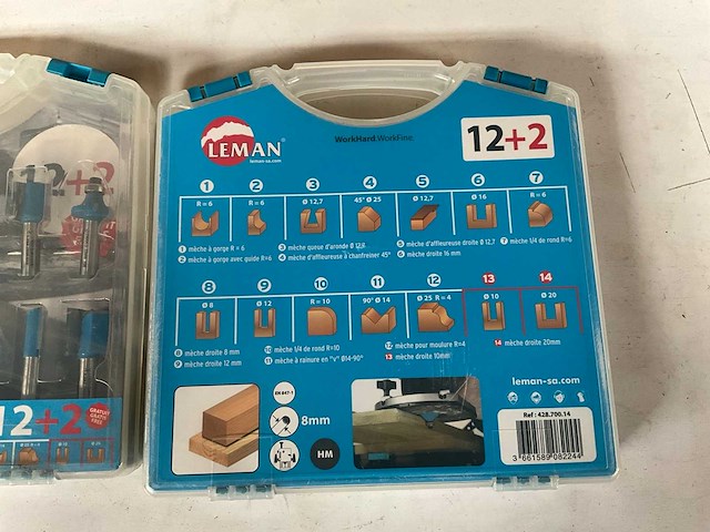Leman set 12 + 2 bovenfrezen (2x) - afbeelding 4 van  4
