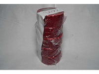 Lemark - tamper tape 50/50 - red (5x) - afbeelding 1 van  1