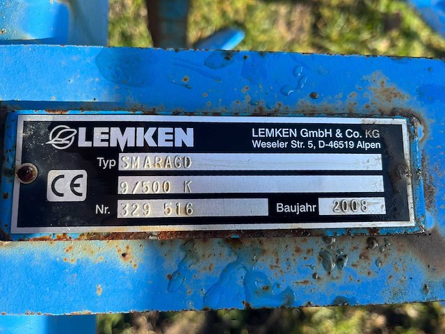 Lemken smaragd 9/500 2008 - afbeelding 6 van  15