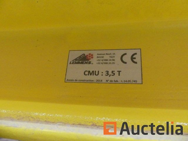 Lemmens cmu roerpedaal: 3,5 t (9424-00030) - afbeelding 5 van  5