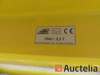 Lemmens cmu roerpedaal: 3,5 t (9424-00030) - afbeelding 5 van  5