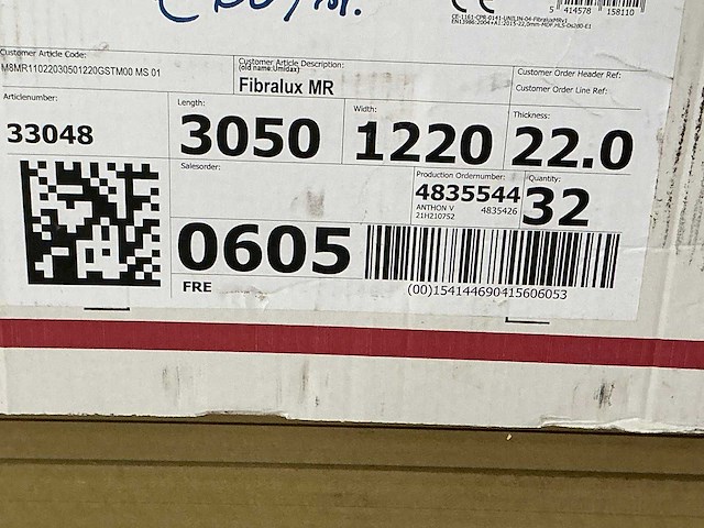 Lempan fibralux mr-pefc mdf (25x) - afbeelding 3 van  3