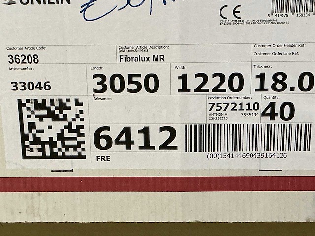 Lempan fibralux mr-pefc mdf (32x) - afbeelding 3 van  3