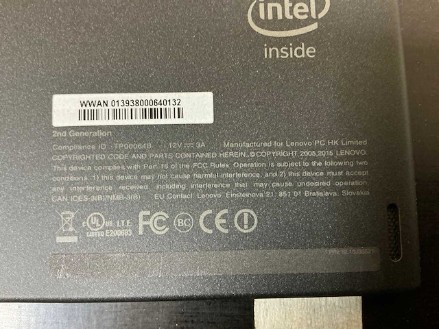 Lenovo - thinkpad tablet 10 (2nd gen) - tablet - afbeelding 5 van  5