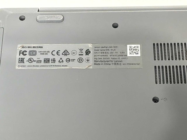 Lenovo ideapad l340-15api laptop - afbeelding 8 van  8