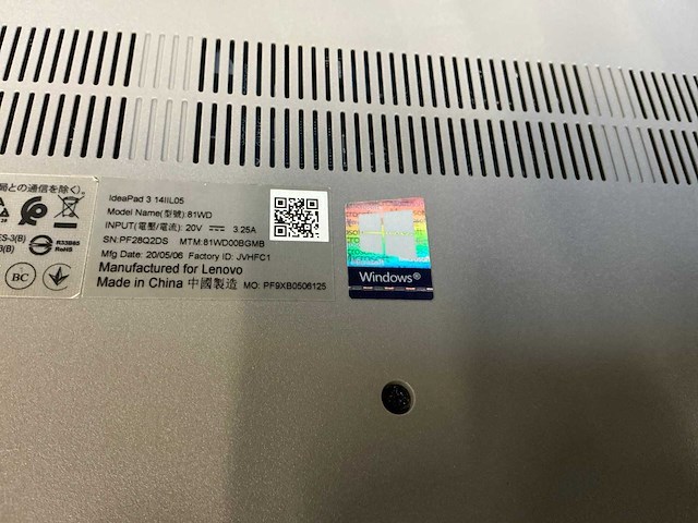 Lenovo ideapad3 14iil05 laptop - afbeelding 16 van  18