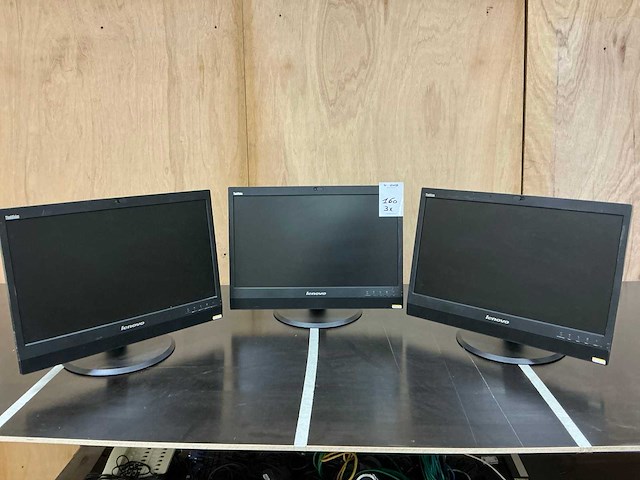 Lenovo lt2323zwc monitor (3x) - afbeelding 1 van  10