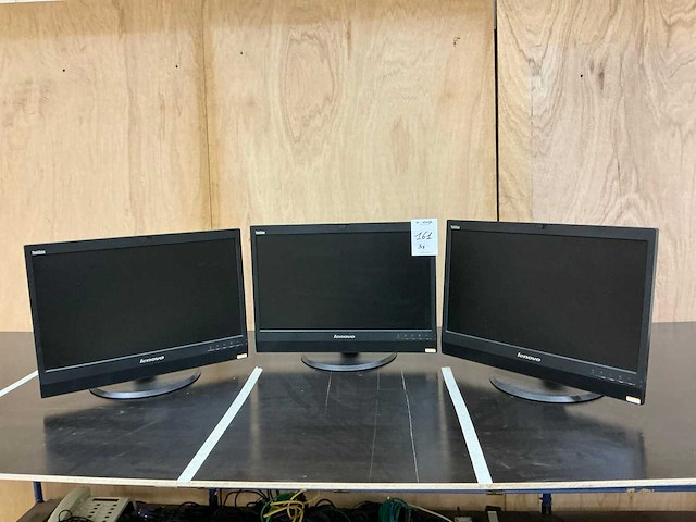 Lenovo lt2323zwc monitor (3x) - afbeelding 1 van  10