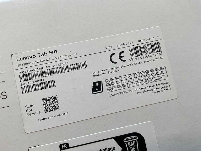 Lenovo tab m11 tablet with tab pen - afbeelding 6 van  6