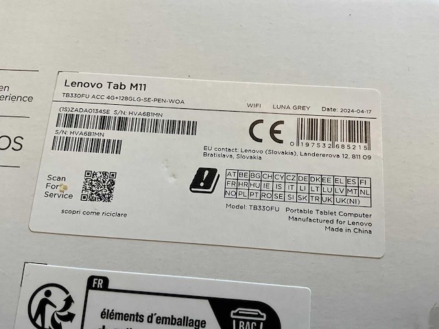 Lenovo tab m11 tablet with tab pen - afbeelding 7 van  7