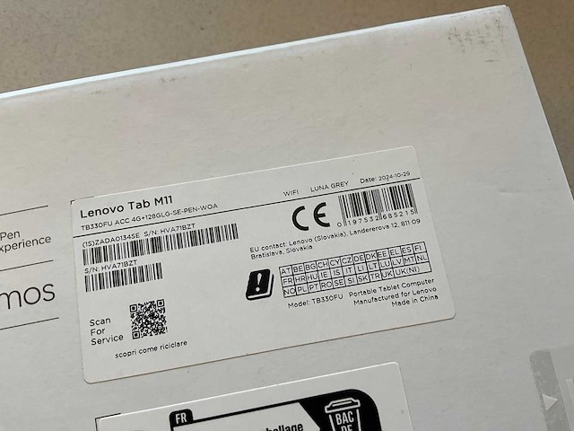 Lenovo tab m11 tablet with tab pen - afbeelding 8 van  8