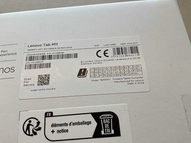 Lenovo tab m11 tablet with tab pen - afbeelding 7 van  7