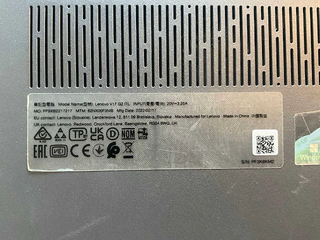 Lenovo v17g2 laptop - afbeelding 5 van  5
