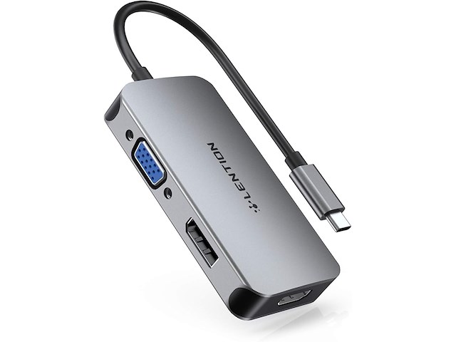 Lention usb-c-hub - afbeelding 1 van  7