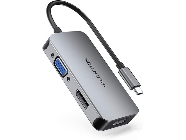 Lention usb-c-hub - afbeelding 1 van  7