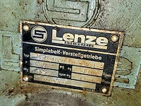 Lenz industriële motor met tandwiel - afbeelding 2 van  5
