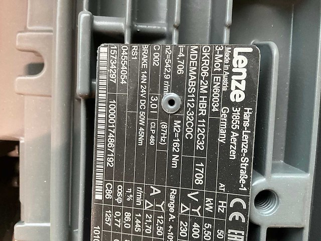 Lenze 3-mot motor - afbeelding 3 van  5