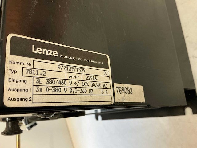 Lenze 7811.2 frequentieregelaar - afbeelding 7 van  7