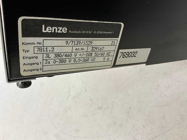 Lenze 7811.2 frequentieregelaar - afbeelding 6 van  7