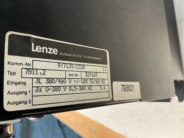 Lenze 7811.2 frequentieregelaar - afbeelding 6 van  7