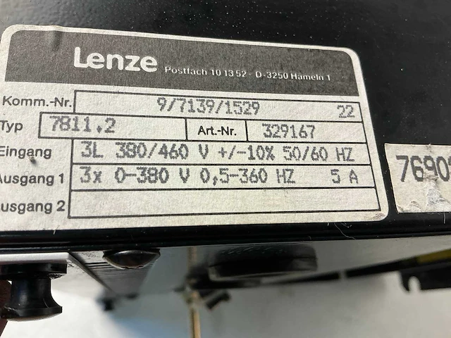 Lenze 7811.2 frequentieregelaar - afbeelding 6 van  6
