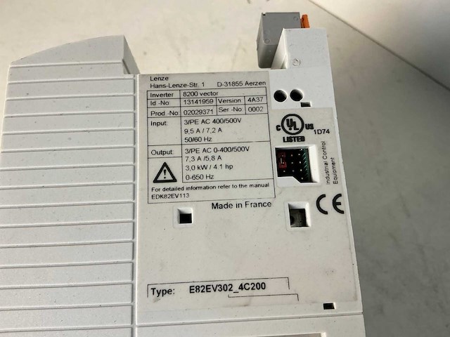 Lenze e82ev302_4c200 frequentieregelaar - afbeelding 5 van  5
