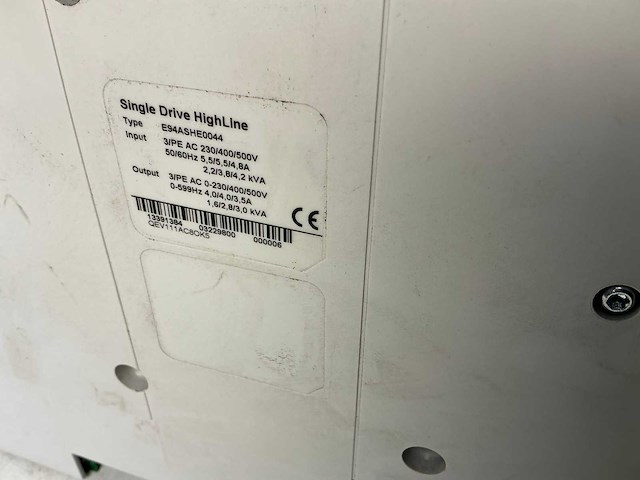 Lenze e94ashe0044 single drive highline frequentieregelaar - afbeelding 2 van  2