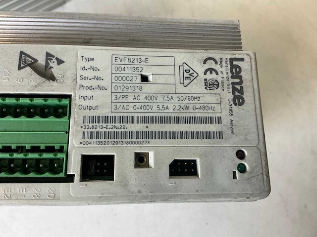 Lenze evf8213-e frequentieregelaar (2x) - afbeelding 3 van  4
