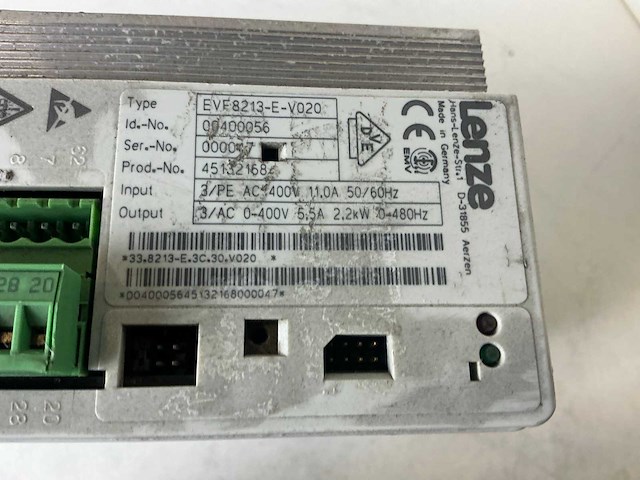 Lenze evf8213-e frequentieregelaar (2x) - afbeelding 4 van  4
