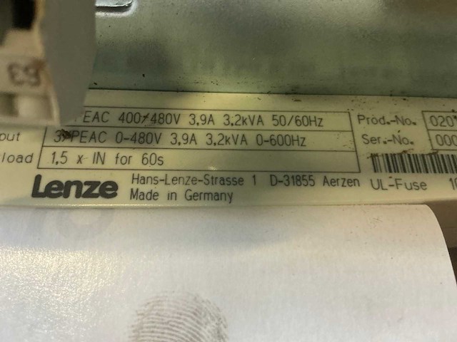 Lenze evf9323-ev frequentieregelaar - afbeelding 6 van  7