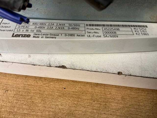 Lenze evs9322-es frequentieregelaar - afbeelding 5 van  6