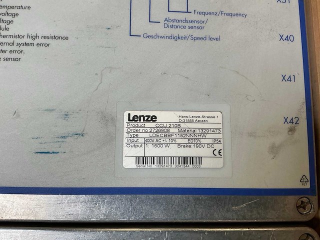 Lenze frequentieregelaar (10x) - afbeelding 6 van  8