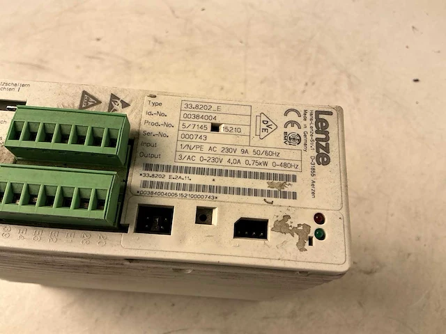 Lenze frequentieregelaar (3x) - afbeelding 6 van  6