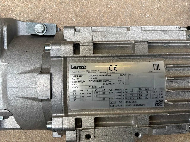 Lenze g500-b110 motorreductor (2x) - afbeelding 7 van  8