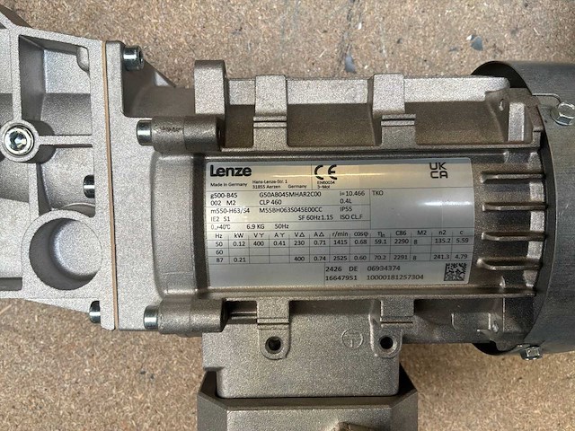 Lenze g500-b45 motorreductor (2x) - afbeelding 8 van  8