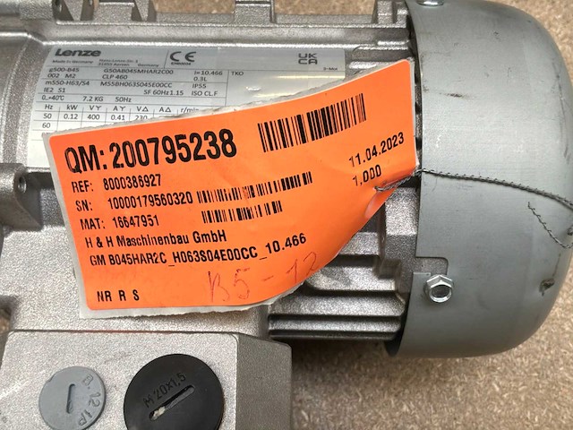 Lenze g500-b45 motorreductor (2x) - afbeelding 9 van  9