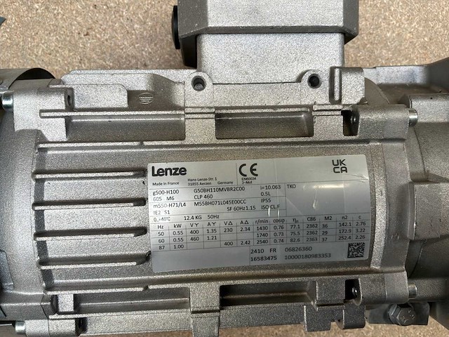 Lenze g500-h100 motorreductor (2x) - afbeelding 9 van  9
