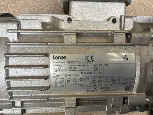 Lenze g500-h100 motorreductor (2x) - afbeelding 9 van  9