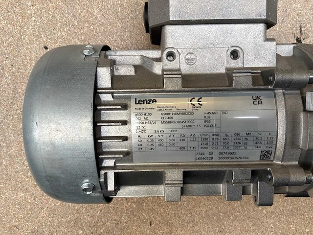 Lenze g500-h100 motorreductor (2x) - afbeelding 8 van  9