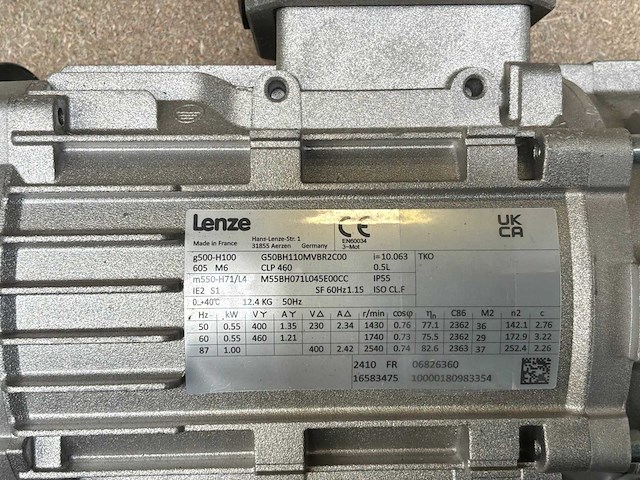 Lenze g500-h100 motorreductor (2x) - afbeelding 7 van  8